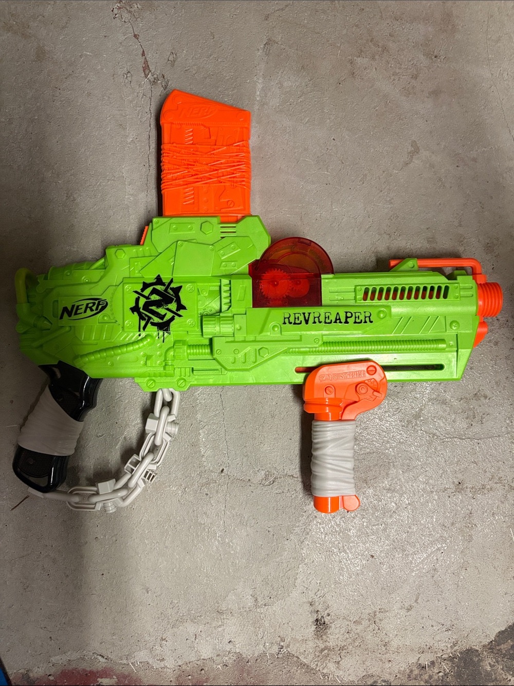 Nerf RevReaper Blaster - Green & Orange
